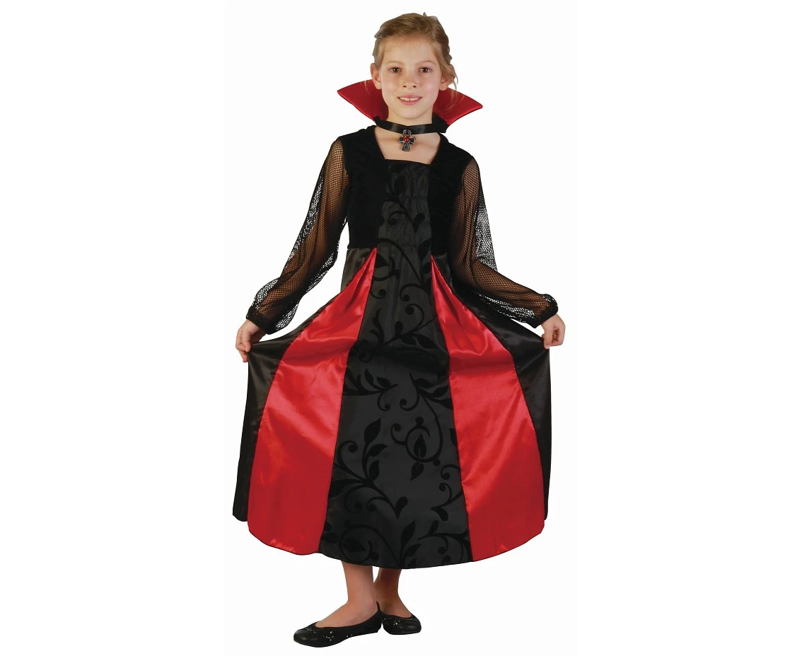 Role play-set for child Devil Vamipress (dress, collar), size 110/120 cm EOL